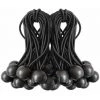 SUPERMARKET Lot De 50 Cordes élastiques En Forme De Balles à Lacets Avec Boule Pour Auvents, Bâches, Pavillons, Tentes, Sacs De Couchage (Noir)，Superma -Tente de réception Soldes 43716778 1