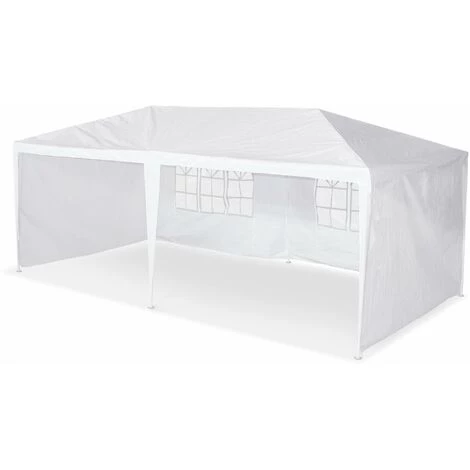ALICE'S GARDEN Tente De Réception 3x6m - Aginum - Blanc - à Utiliser Comme Pavillon. Pergola. Chapiteau Ou Tonnelle. - Blanc 4 ALICE'S GARDEN Tente De Réception 3x6m - Aginum - Blanc - à Utiliser Comme Pavillon. Pergola. Chapiteau Ou Tonnelle. - Blanc - Image 3