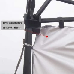 BEARSU Parois Latérales Panneau Latéral 3 X 3 M Parois Pour Pavillon De Jardin Tente De Réception Gazebo Tonnelle Camping Protéger De La Pluie Vent Soleil - 1 Gray Parois LatéralesGris - Gray Panel Wall -Tente de réception Soldes 44819571 2