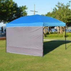 BEARSU Parois Latérales Panneau Latéral 3 X 3 M Parois Pour Pavillon De Jardin Tente De Réception Gazebo Tonnelle Camping Protéger De La Pluie Vent Soleil - 1 Gray Parois LatéralesGris - Gray Panel Wall -Tente de réception Soldes 44819571 3