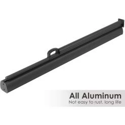 Femor Auvent Store Latéral Rétractable, Paravent Extérieur Brise-Vue, Abri Soleil, Supports Et Base De Rouleau En Aluminium Pour Jardin, Balcon, Terrasse - 300X160cm, 280 G/㎡, Gris -Tente de réception Soldes 44908738 3