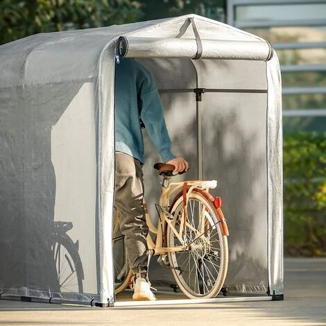 SoBuy KLS11 Abri De Vélo Bike Shelter Garage Pour Vélo Tente Garage Multifonctionnel Tentes De Vélo 4 SoBuy KLS11 Abri De Vélo Bike Shelter Garage Pour Vélo Tente Garage Multifonctionnel Tentes De Vélo - Image 2