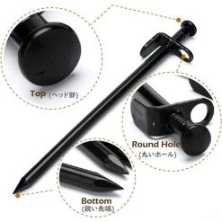 TANABATA Piquets De Tente En Acier 20 Cm 30 Cm Piquets De Fixation Solides Sardines Sol Dur Avec Pochette De Rangement Pour Camping Bâche Plage 9 TANABATA Piquets De Tente En Acier 20 Cm 30 Cm Piquets De Fixation Solides Sardines Sol Dur Avec Pochette De Rangement Pour Camping Bâche Plage -Tente de réception Soldes 45751742 3