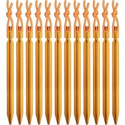 Kueatily Clous De Tente Robustes En Forme De Y 12PCS (or)