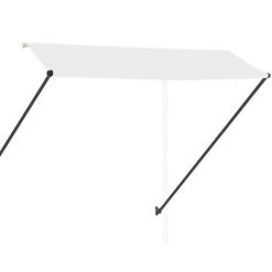 Hommoo Auvent Retractable Avec LED 300x150 Cm Creme 11 Hommoo Auvent Retractable Avec LED 300x150 Cm Creme -Tente de réception Soldes 46564056 5