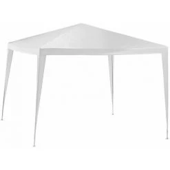 TERRE JARDIN Tonnelle De Jardin 3 X 3 M Blanc - Blanc