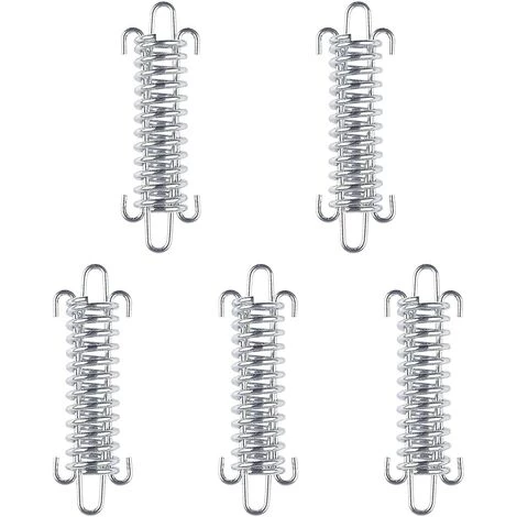 ECHOO 5pcs Tendeur De Ressort En Acier Inoxydable, Haute Résistance Camping Auvent Tente Corde Pour La Randonnée Camping Pêche Pique-Nique Voyager 3 ECHOO 5pcs Tendeur De Ressort En Acier Inoxydable, Haute Résistance Camping Auvent Tente Corde Pour La Randonnée Camping Pêche Pique-Nique Voyager