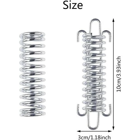 ECHOO 5pcs Tendeur De Ressort En Acier Inoxydable, Haute Résistance Camping Auvent Tente Corde Pour La Randonnée Camping Pêche Pique-Nique Voyager 4 ECHOO 5pcs Tendeur De Ressort En Acier Inoxydable, Haute Résistance Camping Auvent Tente Corde Pour La Randonnée Camping Pêche Pique-Nique Voyager – Image 2