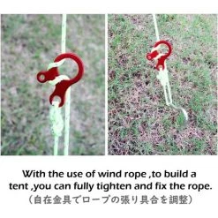 ECHOO Tendeur De Corde Tendeur Camping En Alliage D'Aluminium Crochet Ajusteur De Corde Durable Antidérapant Pour Tente Bâche Randonnée Camping 10 ECHOO Tendeur De Corde Tendeur Camping En Alliage D'Aluminium Crochet Ajusteur De Corde Durable Antidérapant Pour Tente Bâche Randonnée Camping -Tente de réception Soldes 46957130 4