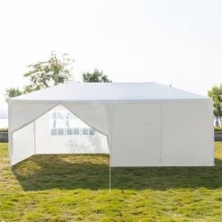 AIDUCHO Garden Réception 3 X 6 M,: à Utiliser Comme Pavillon - Pergola, Tente De Jardin, Chapiteau Ou Tonnelle - Blanc