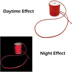 ELLE Rouleau De Corde En Nylon 50 M Corde Réfléchissante 4 Mm Corde De Tente Paracorde Solide Pour Camping Emballage Randonnée Escalade -Tente de réception Soldes 48461126 3