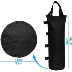 ELLE Lot De 4 Sacs De Lestage Pour Sac De Sable - Accessoires De Fixation Pour Tente En Toile - Protection Solaire -Tente de réception Soldes 48461167 3