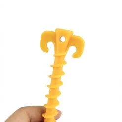 KARTOKNER 10 Pièces Piquets Camping Durables Plastique, Clous Tente Plastique, Visser Piquets Tente, Clous Tente D'extérieur, Piquets Camping Auvent, Pour Fixer Tentes (20cm) -Tente de réception Soldes 49344514 4
