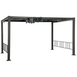 HESPERIDE Tonnelle Moai 3x4 M Ardoise Hespéride - Gris - Gris Ardoise -Tente de réception Soldes 49451706 3