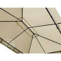 INTENT24.FR Toit De Rechange Pour Tonnelle De Jardin INTENT24 Sunset Classic 3x4 M, Couleur Champagne - Champagne 6 INTENT24.FR Toit De Rechange Pour Tonnelle De Jardin INTENT24 Sunset Classic 3x4 M, Couleur Champagne - Champagne -Tente de réception Soldes 50003575 2