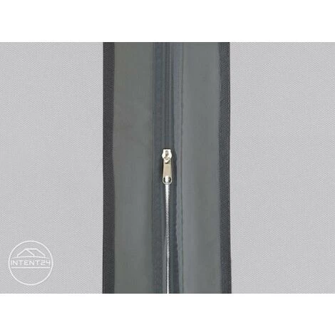 INTENT24.FR Moustiquaires (4 Toiles) Pour Tonnelle De Jardin INTENT24 Sunset Deluxe, 3x4 M, Gris - Gris 5 INTENT24.FR Moustiquaires (4 Toiles) Pour Tonnelle De Jardin INTENT24 Sunset Deluxe, 3x4 M, Gris - Gris - Image 3