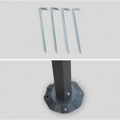 ALICE'S GARDEN Pergola 3 X 2.5m - Brestum - Toile Beige - Pergola Murale - Beige -Tente de réception Soldes 50777872 3