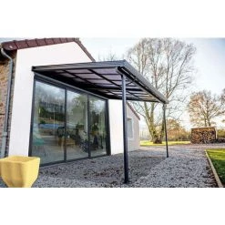 Habrita Toit Terrasse 12,04 M2 - Toit Amovible En Polycarbonate - Dimensions 3x4 M -Tente de réception Soldes 50922295 4