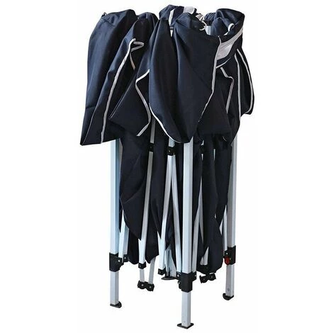 TERRE JARDIN Tonnelle Pliante 3 X 3 M Bleue 4 TERRE JARDIN Tonnelle Pliante 3 X 3 M Bleue – Image 2