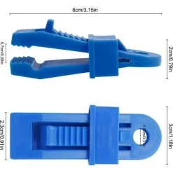 VERSAILLESFR Clip De Tente Multifonctionnel Pinces De Tente En Plastique Clip De Bâche Pour L'extérieur Camping Activités Et Randonnée 20 Pièces (Multicolore), Versailles -Tente de réception Soldes 50932400 5