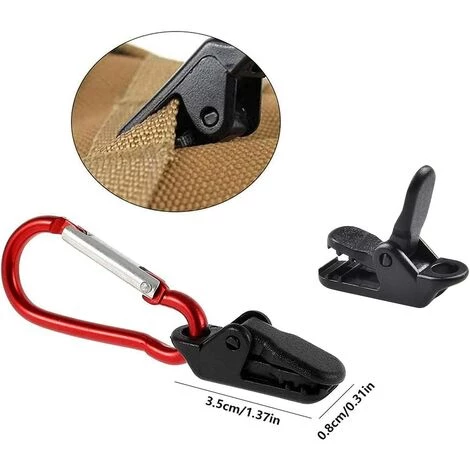 Pince Bâche Clip Tente Alliage,Triomphe 12 Pièces Coupe-Vent Clip Bâche Réutilisable, Réutilisable Clip Pour Auvent, Pour Couverture D'auvent De Piscine Fixe, Tente, Trampoline, Auvent De Bateau 4 Pince Bâche Clip Tente Alliage,Triomphe 12 Pièces Coupe-Vent Clip Bâche Réutilisable, Réutilisable Clip Pour Auvent, Pour Couverture D'auvent De Piscine Fixe, Tente, Trampoline, Auvent De Bateau - Image 2