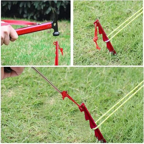 DKSFJKL 12 Pcs Clous De Tente Légers Et Lourds De Clous De Tente Clou Triangulaire Réglable Multi-Dents Pour Le Camping De Plein Air, Les Voyages à Pied, Les Plages Et Les Plages 18CM 5 DKSFJKL 12 Pcs Clous De Tente Légers Et Lourds De Clous De Tente Clou Triangulaire Réglable Multi-Dents Pour Le Camping De Plein Air, Les Voyages à Pied, Les Plages Et Les Plages 18CM - Image 3