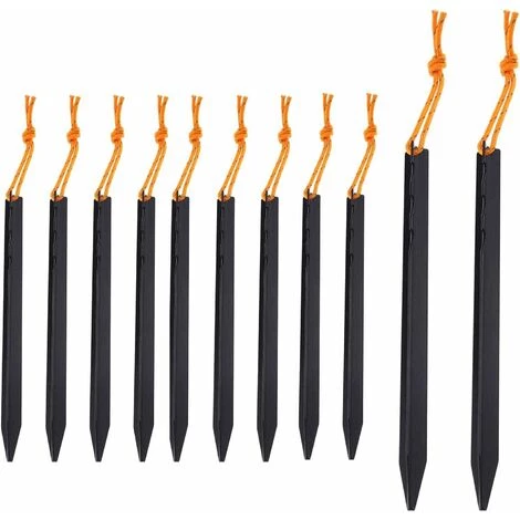 DKSFJKL 12 Pièces Piquets De Tente Aluminium Piquets De Tente à Ongles Extérieur Piquets Sardines Camping Extérieur Réfléchissante Piquets Pour Tente Bâche Camping Plage De Randonnée Tente De Plage Parasols 3 DKSFJKL 12 Pièces Piquets De Tente Aluminium Piquets De Tente à Ongles Extérieur Piquets Sardines Camping Extérieur Réfléchissante Piquets Pour Tente Bâche Camping Plage De Randonnée Tente De Plage Parasols