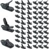 SUPERMARKET 50Pcs/ Sac Noir Tente Clips, Coupe-vent Pour Auvent Colliers De Serrage Plastique Vent Corde Auvents Clip Tente De Camping SE Fixe Pour Extérieur，Superma -Tente de réception Soldes 51013884 1