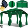 KESSER® - Pavillon 3 X 4 m LED Parois Latérales Avec Fermetures à Glissière Incluses, Avec éclairage LED + Panneau Solaire, Chapiteau Carré Tente De Réception Tonnelle Tente De Jardin De Luxe Pavillon De Jardin Protection UV 50+, Vert 2 KESSER® - Pavillon 3 X 4 m LED Parois Latérales Avec Fermetures à Glissière Incluses, Avec éclairage LED + Panneau Solaire, Chapiteau Carré Tente De Réception Tonnelle Tente De Jardin De Luxe Pavillon De Jardin Protection UV 50+, Vert -Tente de réception Soldes 51038908 1