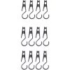 VERSAILLESFR Tonnelle à Clips Pour Auvents 12 Pièces Clip Tente Campagne Mousqueton Crochet Crochet Verrouillage Pour Tonnelle Clip Collier Toit Clip Pour Tentes Campagne En Plein Air Tente Fixe -Versailles -Tente de réception Soldes 51283273 1