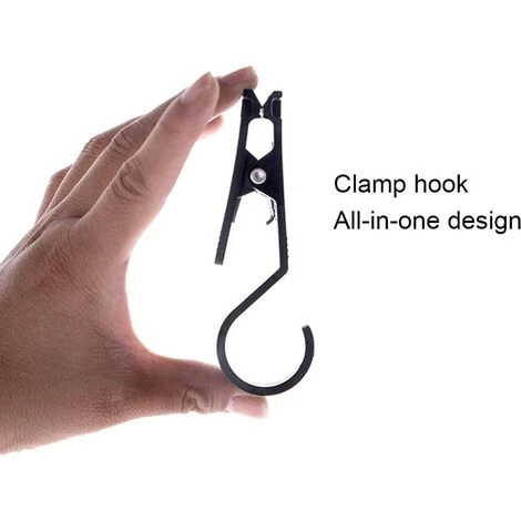 VERSAILLESFR Tonnelle à Clips Pour Auvents 12 Pièces Clip Tente Campagne Mousqueton Crochet Crochet Verrouillage Pour Tonnelle Clip Collier Toit Clip Pour Tentes Campagne En Plein Air Tente Fixe -Versailles 7 VERSAILLESFR Tonnelle à Clips Pour Auvents 12 Pièces Clip Tente Campagne Mousqueton Crochet Crochet Verrouillage Pour Tonnelle Clip Collier Toit Clip Pour Tentes Campagne En Plein Air Tente Fixe -Versailles - Image 5