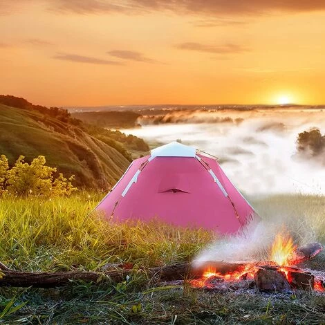 AICOK Tente De Camping Autoportante | Tente Dôme Double Couche, Imperméable, Coupe-vent, Peut être Montée Rapidement, Convient Pour Le Camping Familial Et La Randonnée En Plein Air | 210 X 190 X 120 Cm 7 AICOK Tente De Camping Autoportante | Tente Dôme Double Couche, Imperméable, Coupe-vent, Peut être Montée Rapidement, Convient Pour Le Camping Familial Et La Randonnée En Plein Air | 210 X 190 X 120 Cm - Image 5