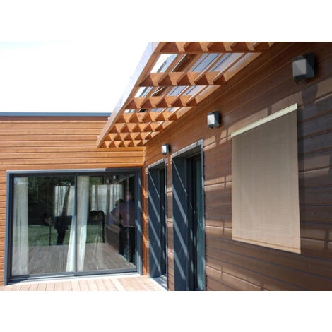 JARDIDECO Store D'ombrage 80 X H 180 Cm Sable - 165g/m² - Beige 4 JARDIDECO Store D'ombrage 80 X H 180 Cm Sable - 165g/m² - Beige - Image 2