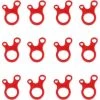 KARTOKNER 12 Pièces Tendeur De Corde Tendeur Camping En Alliage D'Aluminium Crochet Ajusteur De Corde Durable Antidérapant Pour Tente Bâche Randonnée Camping(Forme D'escargot) -Tente de réception Soldes 51606020 1