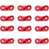 KARTOKNER 12 Pièces Tendeur De Corde Tendeur Camping En Alliage D'Aluminium Crochet Ajusteur De Corde Durable Antidérapant Pour Tente Bâche Randonnée Camping -Tente de réception Soldes 51606404 1