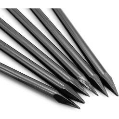 KARTOKNER Piquets De Tente De 20 Cm, 12 Piquets De Tente Très Résistants En Acier Au Carbone Avec Crochet Et Trou Pour Le Camping/auvent/bâche/filet De Jardin/auvent 9 KARTOKNER Piquets De Tente De 20 Cm, 12 Piquets De Tente Très Résistants En Acier Au Carbone Avec Crochet Et Trou Pour Le Camping/auvent/bâche/filet De Jardin/auvent -Tente de réception Soldes 51606447 3