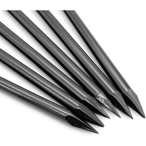 KARTOKNER Piquets De Tente De 20 Cm, 12 Piquets De Tente Très Résistants En Acier Au Carbone Avec Crochet Et Trou Pour Le Camping/auvent/bâche/filet De Jardin/auvent 5 KARTOKNER Piquets De Tente De 20 Cm, 12 Piquets De Tente Très Résistants En Acier Au Carbone Avec Crochet Et Trou Pour Le Camping/auvent/bâche/filet De Jardin/auvent – Image 3