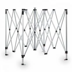 MOBEVENTPRO Tente Pliante En Aluminium 3x3m, 300g/m² - 40mm MEP - Blanc -Tente de réception Soldes 51607687 3