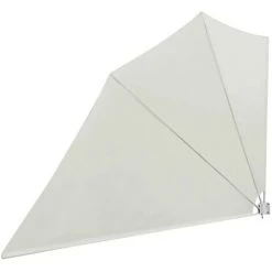 YOUTHUP Auvent Latéral Pliable De Balcon Crème 160 X 240 Cm -Tente de réception Soldes 51853363 4