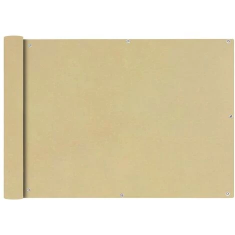 YOUTHUP écran De Balcon En Tissu Oxford 75x600 Cm Beige 3 YOUTHUP écran De Balcon En Tissu Oxford 75x600 Cm Beige