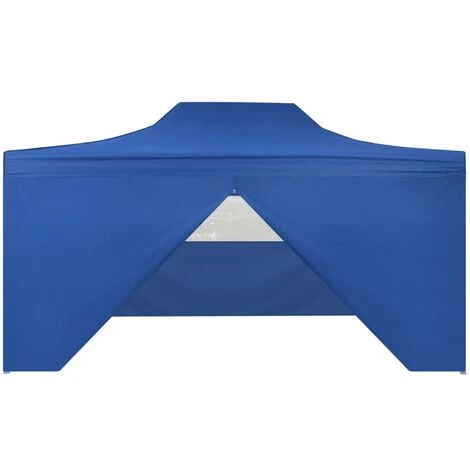 YOUTHUP Tente Pliable Avec 4 Parois Latéraux 3 X 4,5 M Bleu 5 YOUTHUP Tente Pliable Avec 4 Parois Latéraux 3 X 4,5 M Bleu - Image 3