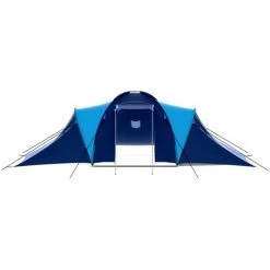 YOUTHUP Tente De Camping 9 Personnes Bleu Foncé Et Bleu - Bleu -Tente de réception Soldes 51855113 4