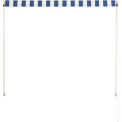 YOUTHUP Auvent Rétractable 100x150 Cm Bleu Et Blanc - Bleu 11 YOUTHUP Auvent Rétractable 100x150 Cm Bleu Et Blanc - Bleu -Tente de réception Soldes 51858605 5