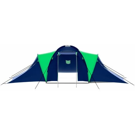 YOUTHUP Tente De Camping 9 Personnes Bleu Et Vert - Multicolore 6 YOUTHUP Tente De Camping 9 Personnes Bleu Et Vert - Multicolore – Image 4