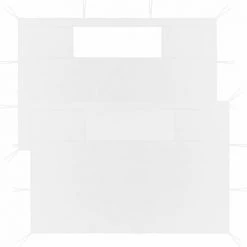 YOUTHUP Parois Latérales De Belvédère Avec Fenêtres 2 Pcs Blanc - Blanc