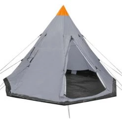 YOUTHUP Tente Pour 4 Personnes Gris - Gris