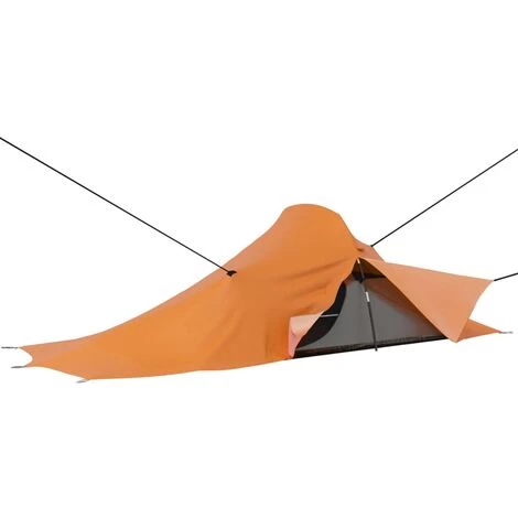 YOUTHUP Tente De Camping 317x240x100 Cm Orange Et Gris - Orange 5 YOUTHUP Tente De Camping 317x240x100 Cm Orange Et Gris - Orange - Image 3