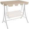 YOUTHUP Toit De Rechange De Balançoire Beige 188/168x110/145 Cm - Beige