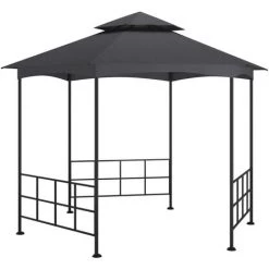YOUTHUP Belvédère Avec Parois 3,1x2,7 M Anthracite - Anthracite