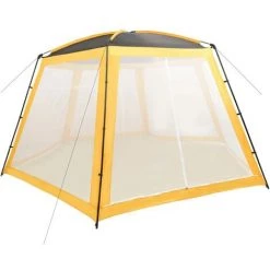 YOUTHUP Tente De Piscine Tissu 590x520x250 Cm Jaune